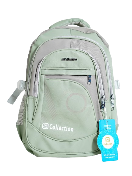 Unisex Waterproof School Backpack – Lightweight (Sage Green) Code : 328