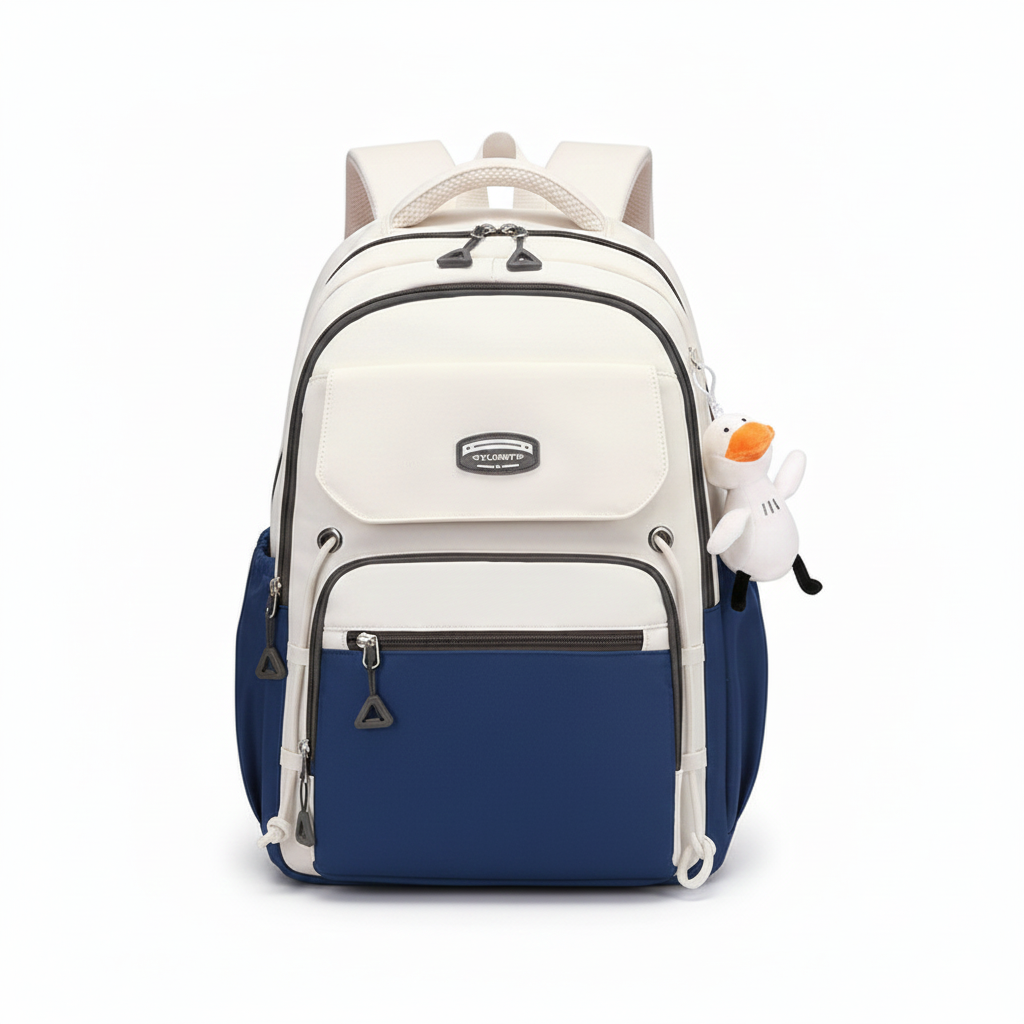 Middle School, High School, and College Students' Schoolbags Stain-Resistant Backpacks (Blue) Code : 314